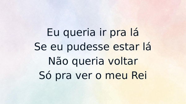Vou Voar Para o Céu - Imagine  - Céu Lindo Céu - Vem Me Buscar - o Noivo (medley) - página 6