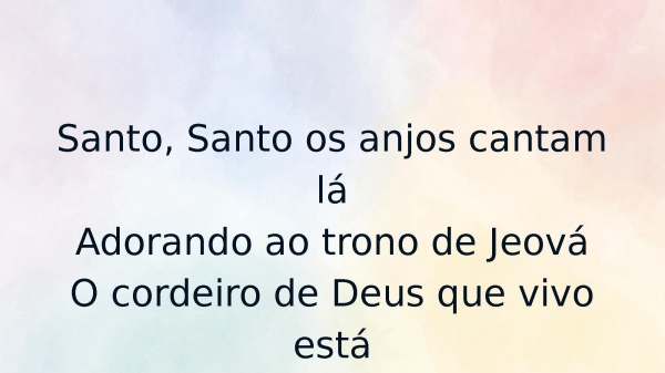 Vou Voar Para o Céu - Imagine  - Céu Lindo Céu - Vem Me Buscar - o Noivo (medley) - página 9