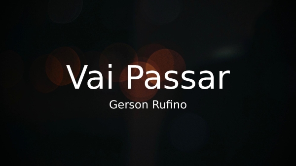 Vai Passar - página 1