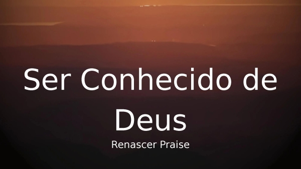 Ser Conhecido de Deus - página 1