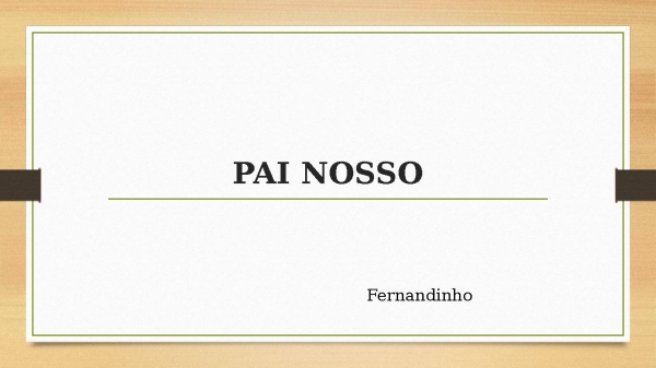 pai nosso - página 1
