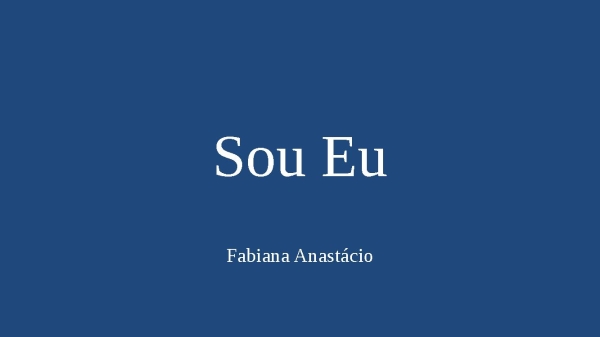 Sou Eu - página 1