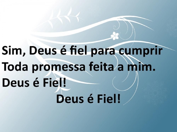 Deus é fiel - página 2