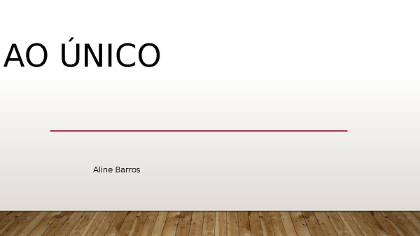 Ao único - página 1