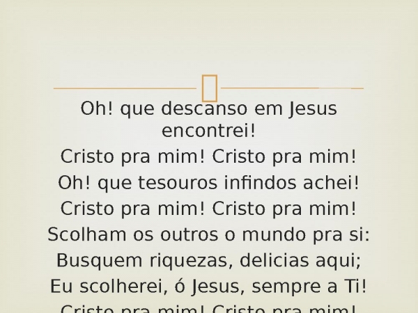 37 - Cristo Pra Mim.pptx - página 2