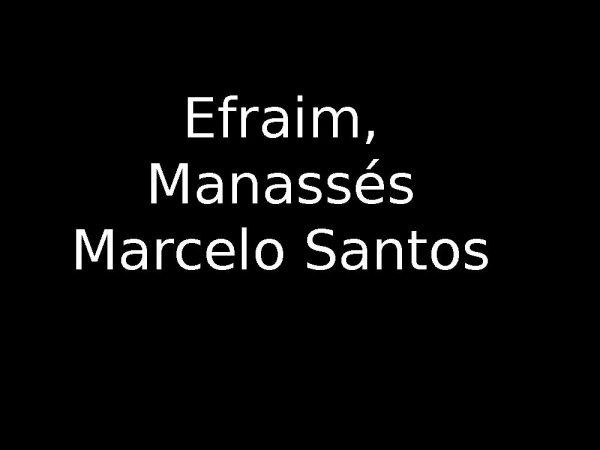 Efraim, Manassés - página 1
