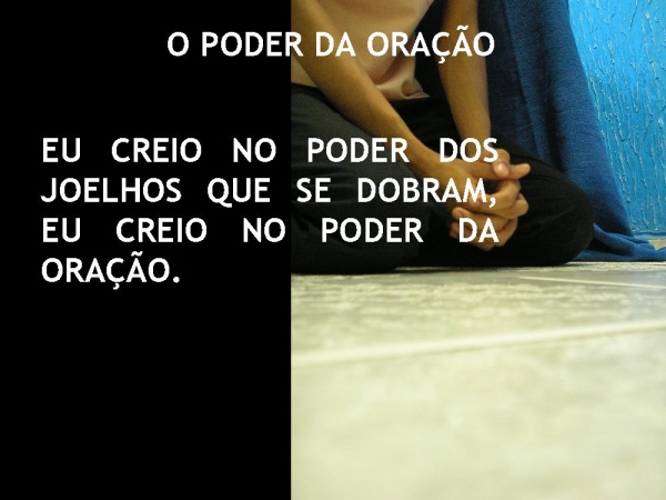 O PODER DA ORAÇÃO - página 1