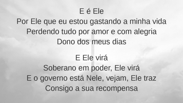 Até Que O Senhor Venha + É Ele - Min. Zoe - página 8