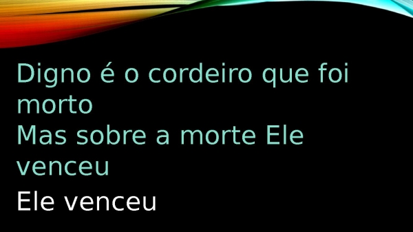 Digno é o cordeiro.pptx - página 11