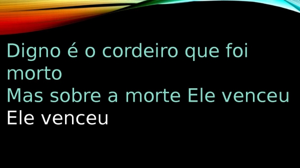Digno é o cordeiro.pptx - página 15