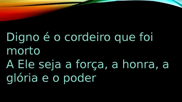Digno é o cordeiro.pptx - página 4
