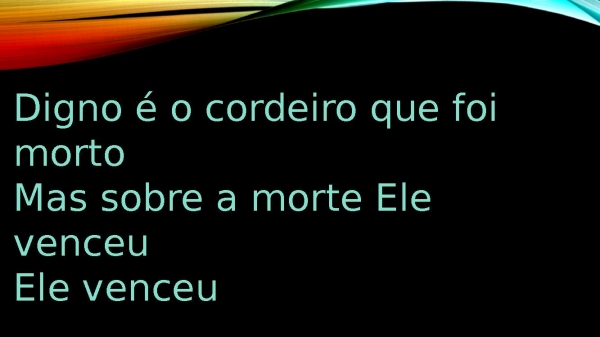 Digno é o cordeiro.pptx - página 5