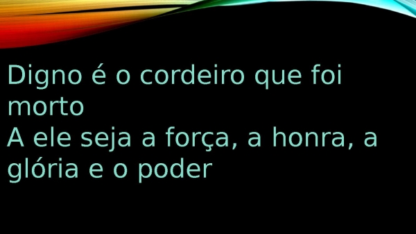 Digno é o cordeiro.pptx - página 8