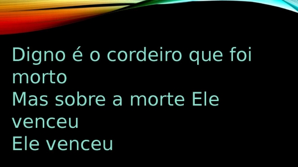 Digno é o cordeiro.pptx - página 9