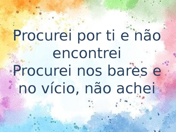 A procura - página 1