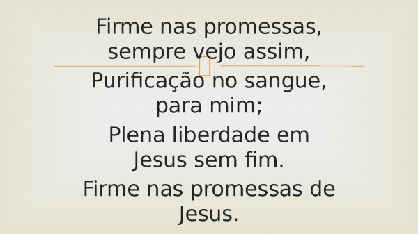 107 - Firme Nas Promessas.pptx - página 6