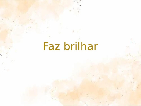 Faz brilhar - página 1