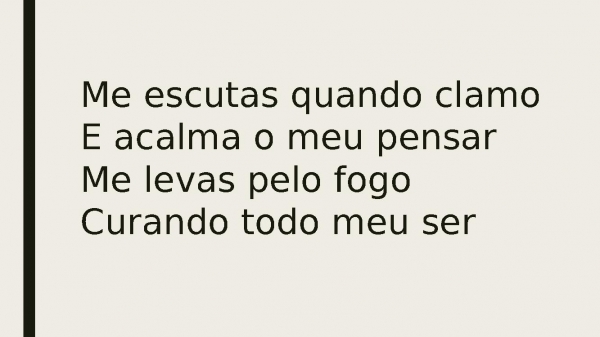 Creio que tu és a cura.pptx - página 2