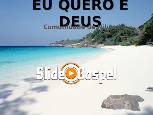 EU QUERO É DEUS - página 1