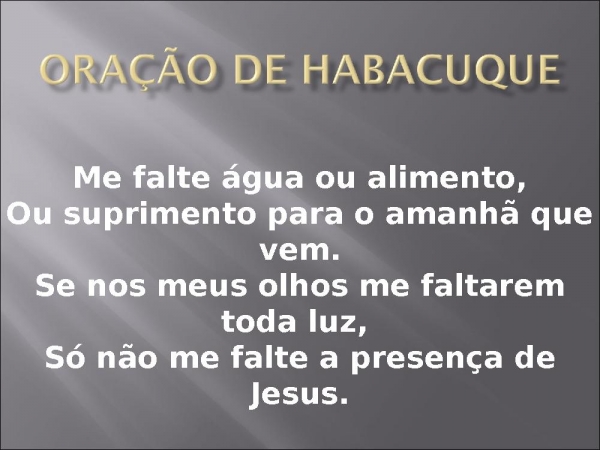 Oração de Habacuque - página 1