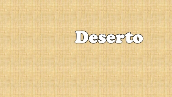 Deserto - página 1