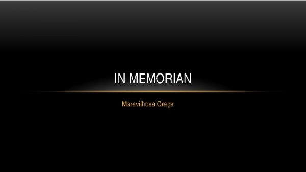 In Memorian