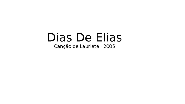 DIAS DE ELIAS - página 1