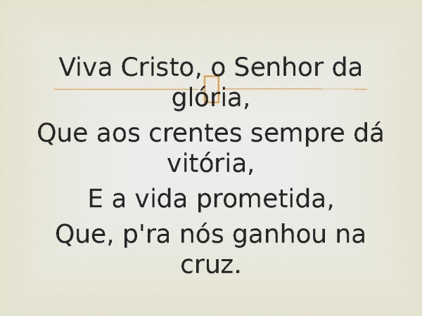 106 - Viva Cristo.pptx - página 5