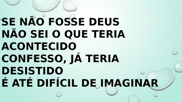 Se não fosse Deus - página 2