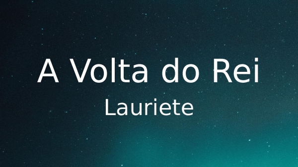 A Volta do Rei - página 1