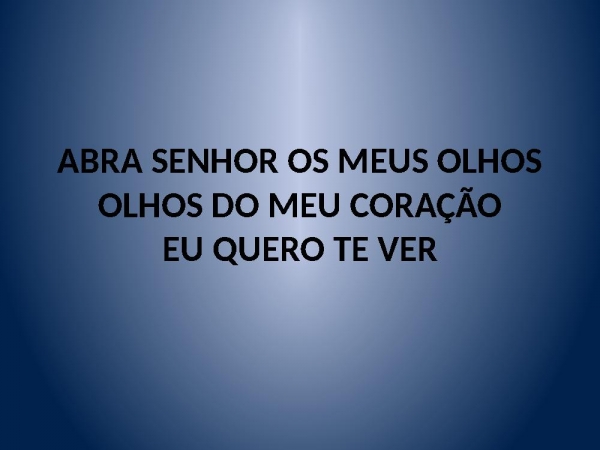 ABRA SENHOR OS MEUS OLHOS - página 2