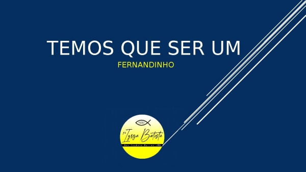 Temos que ser um - página 1