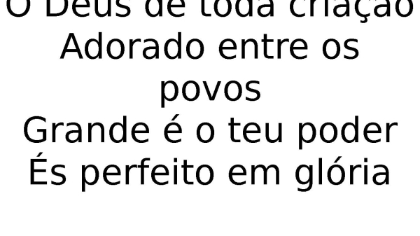 Te Adoramos, Oh Altíssimo! - página 2