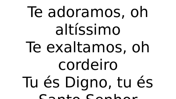 Te Adoramos, Oh Altíssimo! - página 5