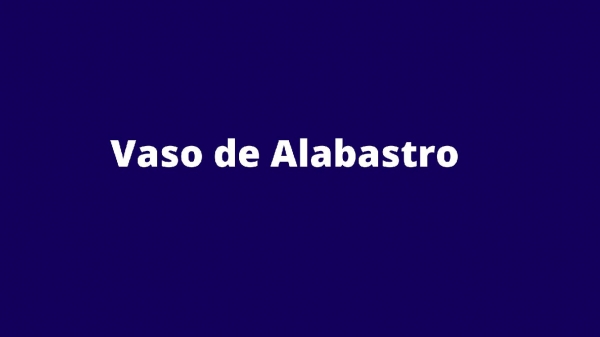 vaso de alabastro - página 1