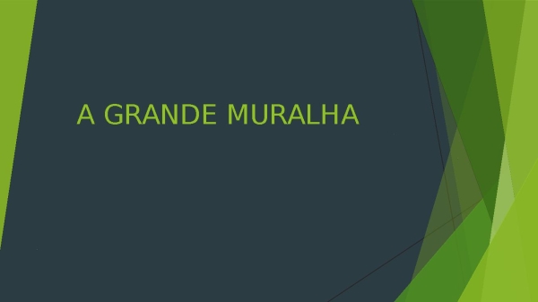 A GRANDE MURALHA PRÓFETICO SOUL