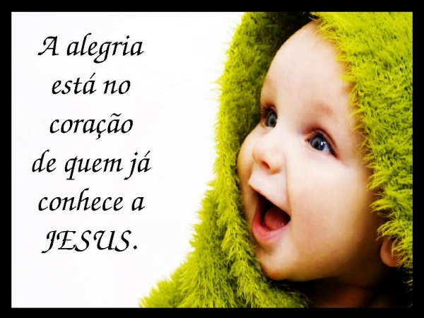 A ALEGRIA ESTÁ NO CORAÇÃO