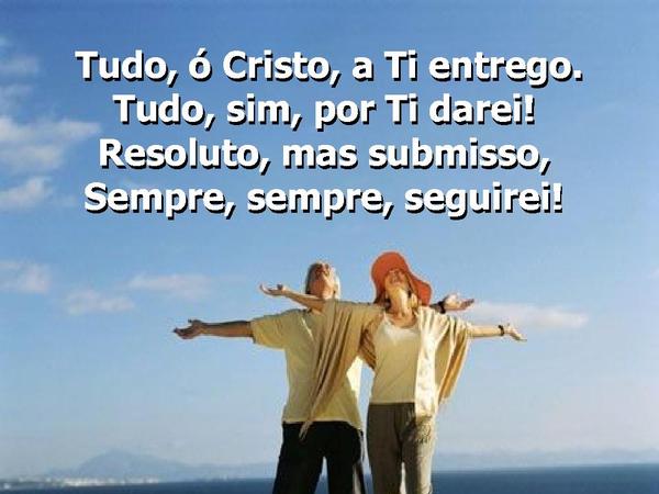 Tudo, ó Cristo, a Ti entrego - página 1