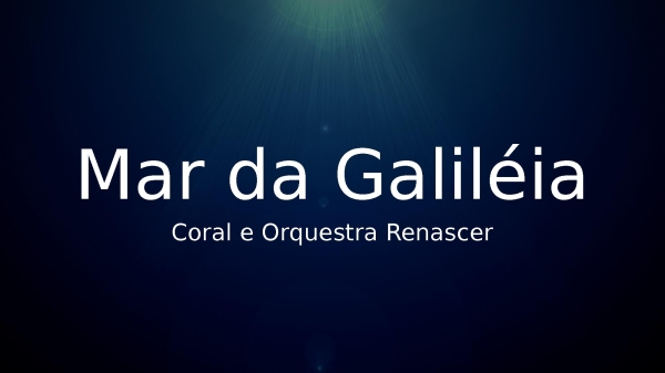 Mar da Galiléia - página 1