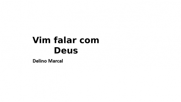 Vim falar com Deus.pptx - página 1