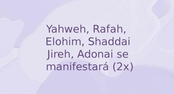 Yaherweh se manifestará - página 6