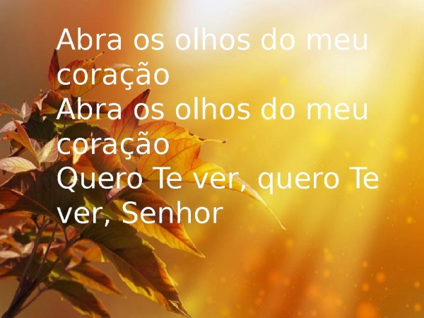 Abra os olhos do meu coração -David Quilan.pptx - página 2