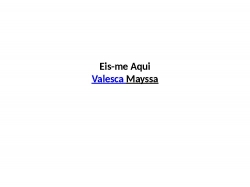 Eis-me Aqui