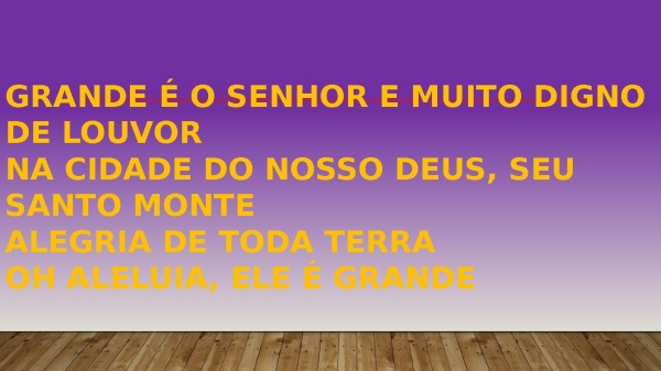 Grande é o Senhor- Adhemar camps - página 2
