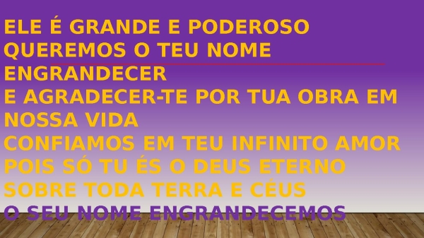 Grande é o Senhor- Adhemar camps - página 5