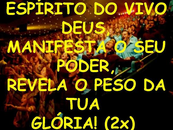 VEM COM O PESO DA TUA GLÓRIA - página 1