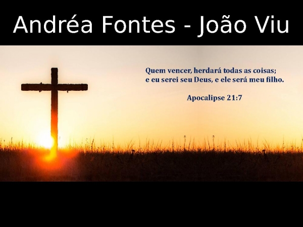 Andrea Fontes - JOÃO VIU.pptx - página 1