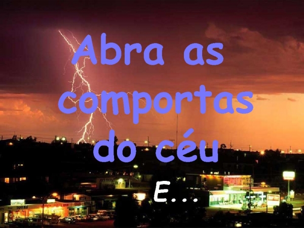 FAZ CHOVER - eu vejo uma pequena nuvem - página 14