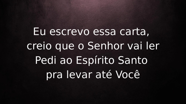 Carta Para Deus - página 2