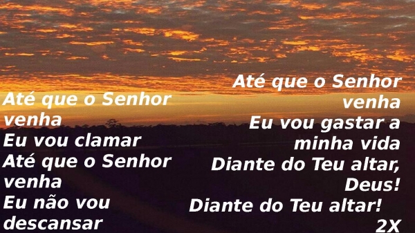 Até que o Senhor venha - página 6